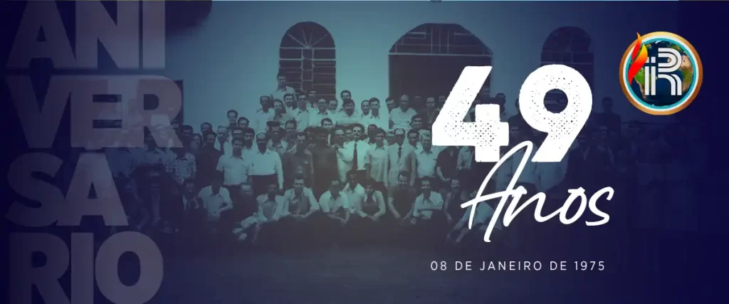 Hoje (08/01), comemora-se o DIA DE FUNDAÇÃO DA IPRB. São 49 anos de existência (1975-2024), de uma igreja que busca caminhar sob à visão holística, e que caminha rumo às comemorações de seu JUBILEU DE OURO